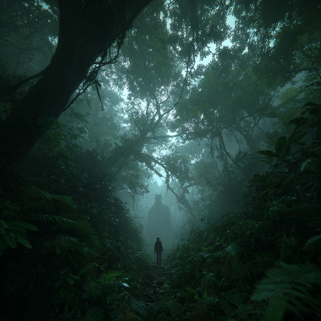 Tikbalang in the forest