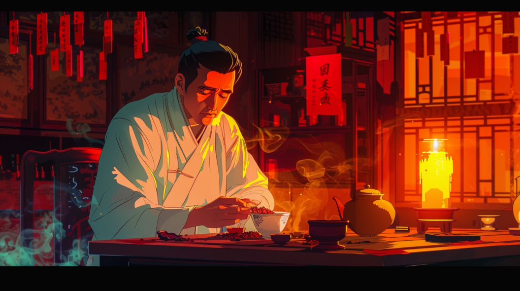 Chinese new year tea leaves