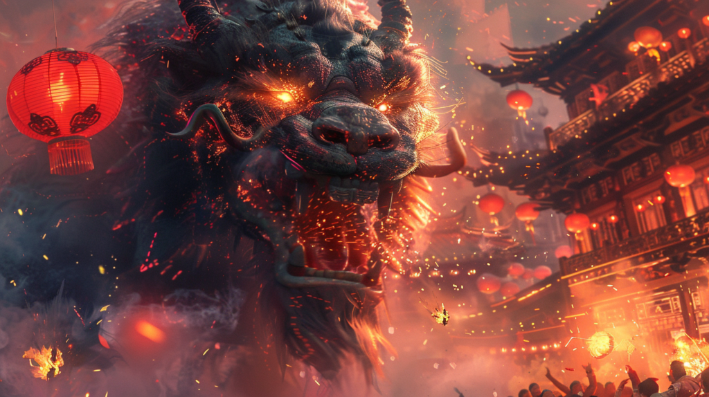 Legend of Nian, Firework Chinese new year