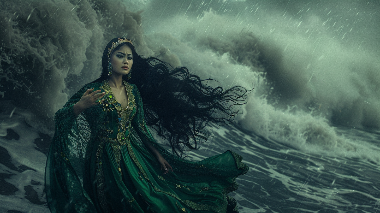 nyi roro kidul queen of the southern sea illustration