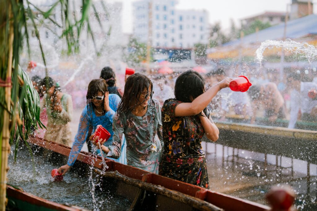 thingyan water festival myanmar