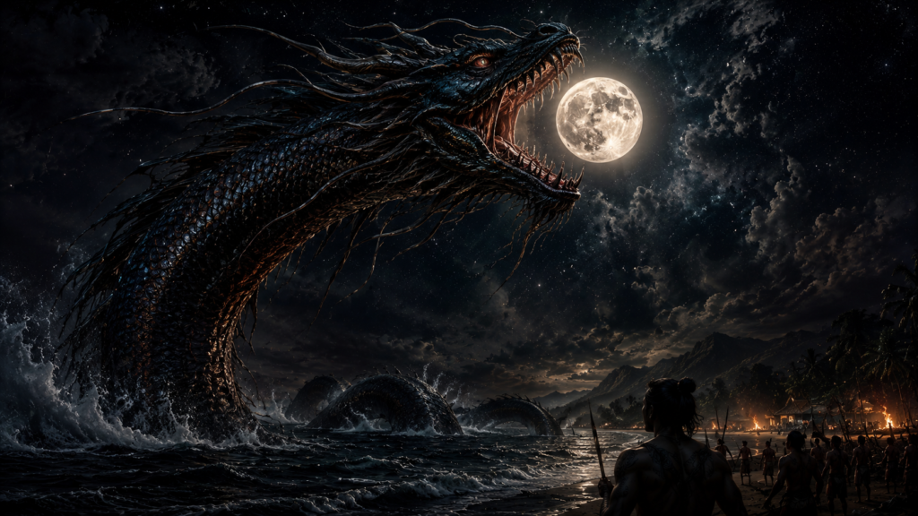 Bakunawa and the seven moons